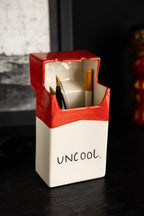 Uncool Cigarette Packet Ceramic Ornament