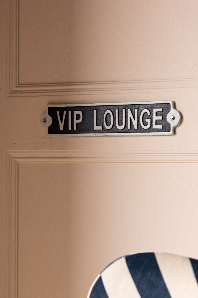 VIP Lounge Sign