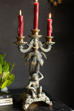 Vintage Gold Monkey Candelabra