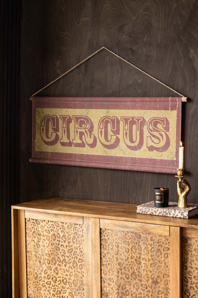 Vintage-Style Circus Wall Art