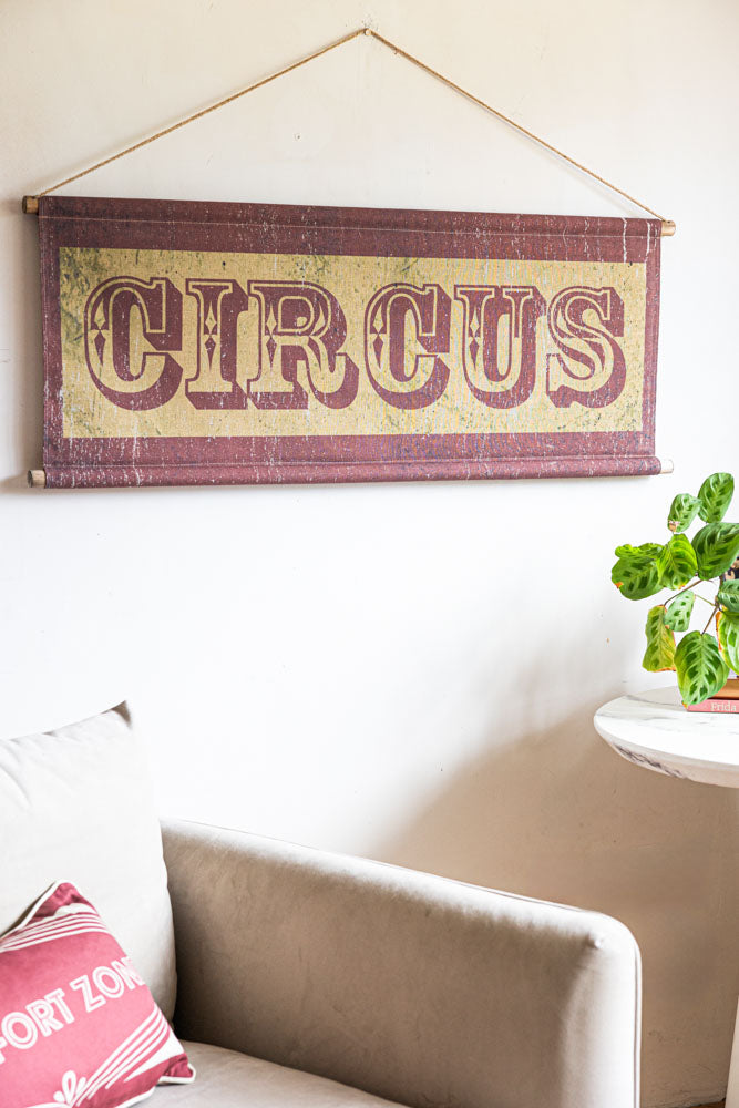 Vintage-Style Circus Wall Art