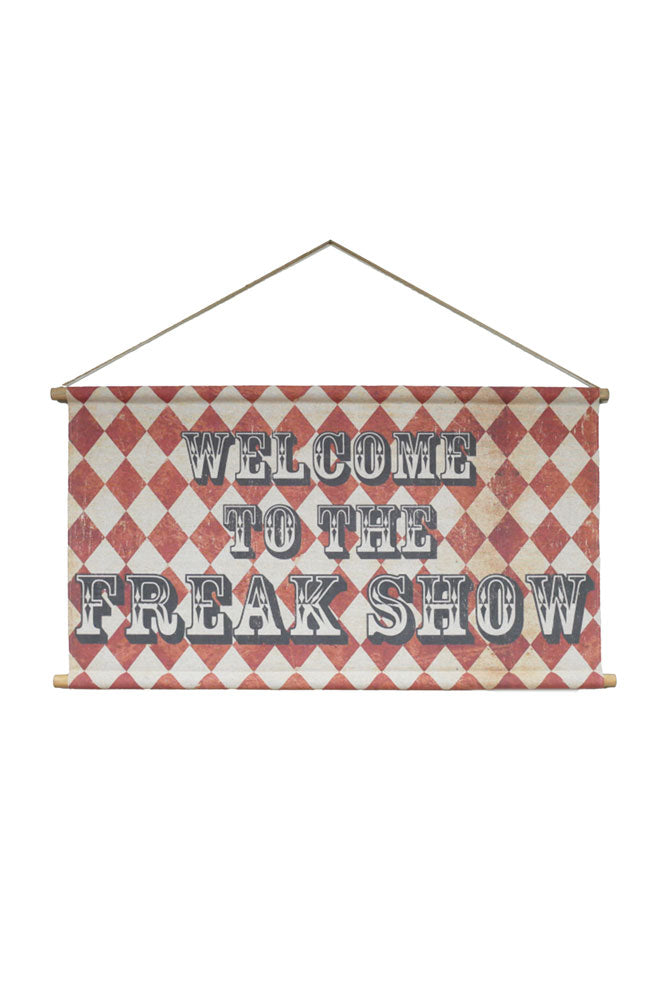 Vintage-Style Freak Show Wall Art