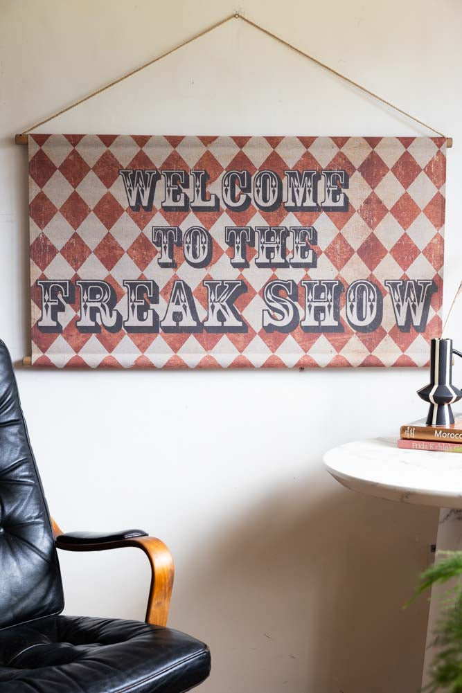 Vintage-Style Freak Show Wall Art