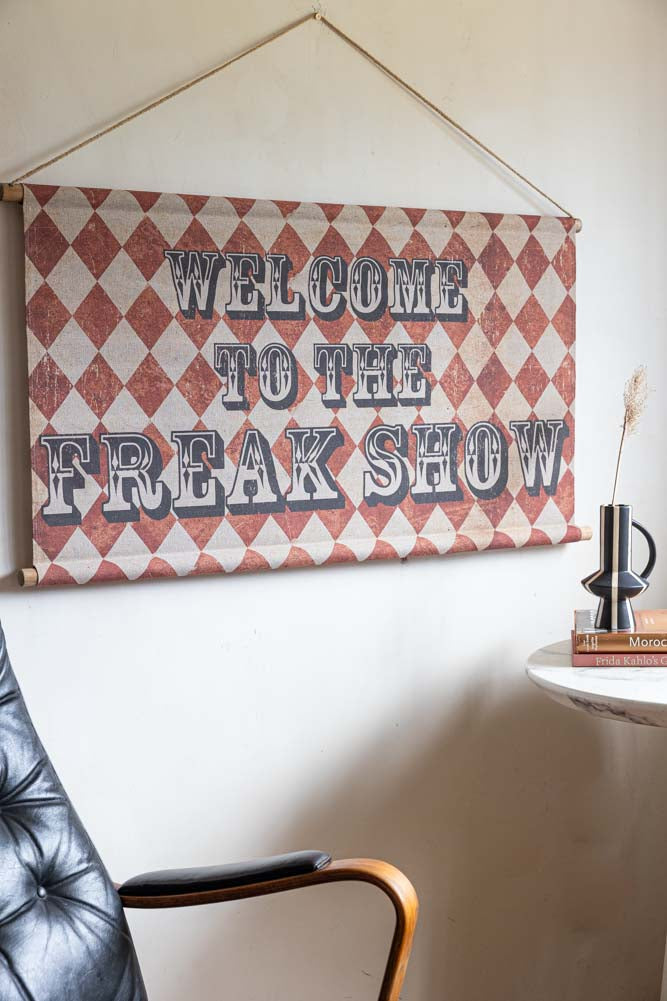 Vintage-Style Freak Show Wall Art