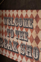 Vintage-Style Freak Show Wall Art