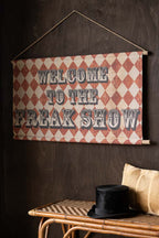 Vintage-Style Freak Show Wall Art