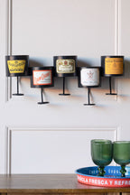 Vintage-Style French Wall-Mounted Bottle Holder