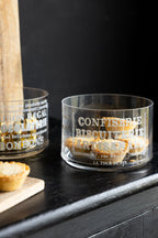 Vintage-Style Glass Storage Jar with Lid