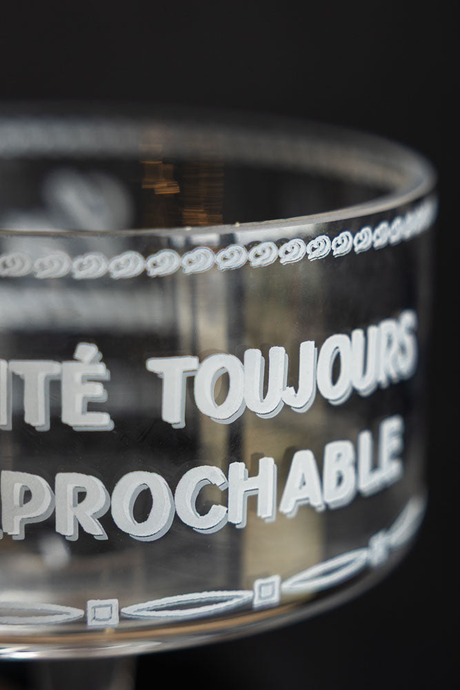Vintage-Style Stemmed Glass Storage Jar with Lid