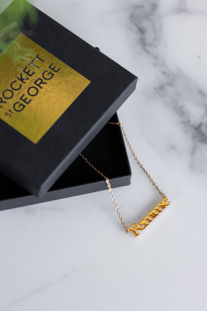 Waterproof Gold Femme Necklace