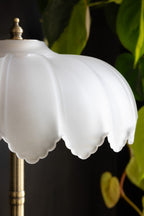 White & Gold Desert Table Lamp