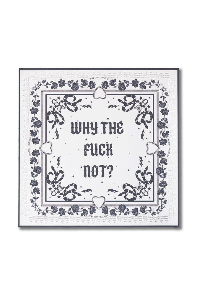 Why The Fuck Not 50cm x 50cm Art Print - Available in 4 Options
