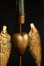 Winged Milagro Heart Candle Holder