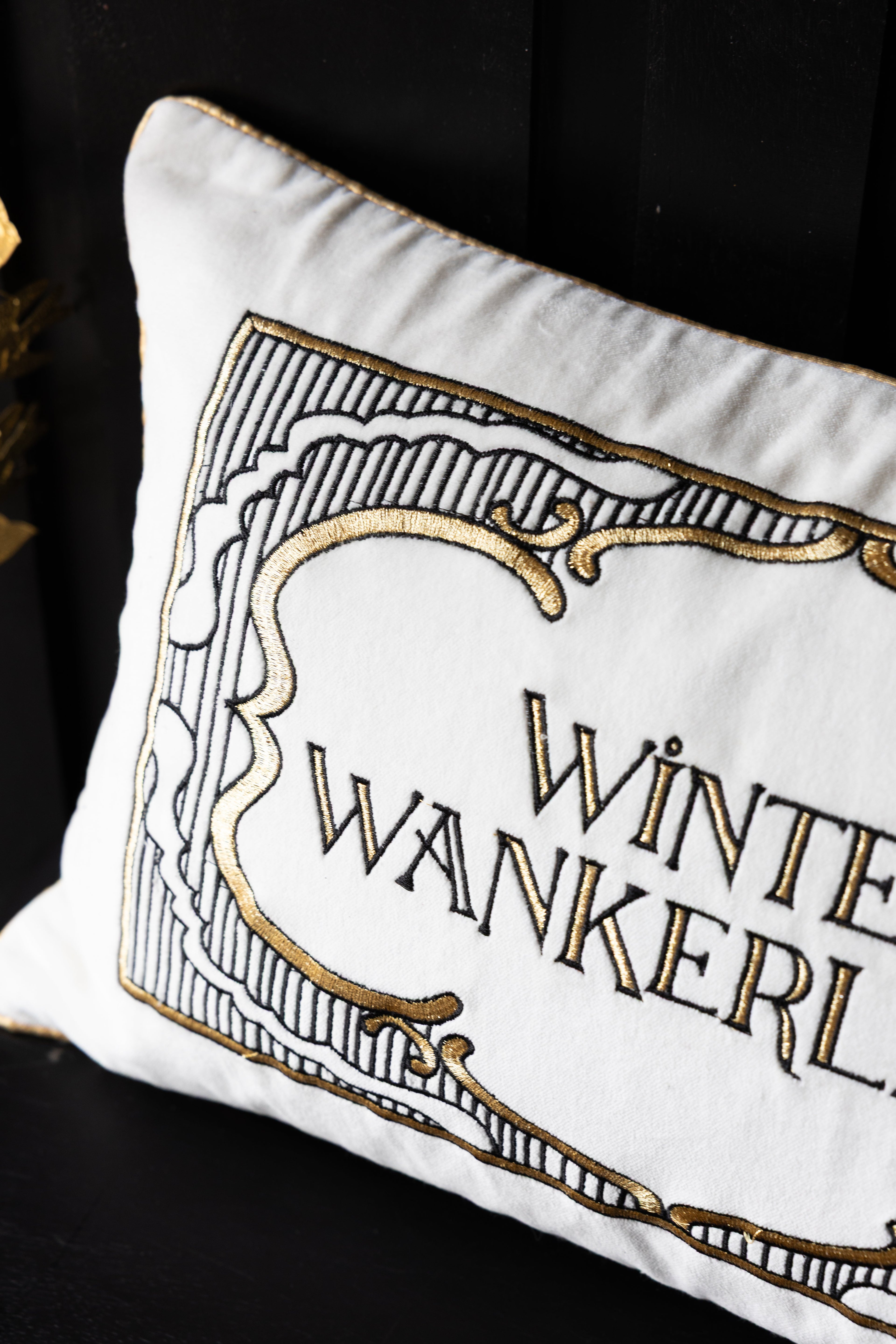 Winter Wankerland Christmas Cushion