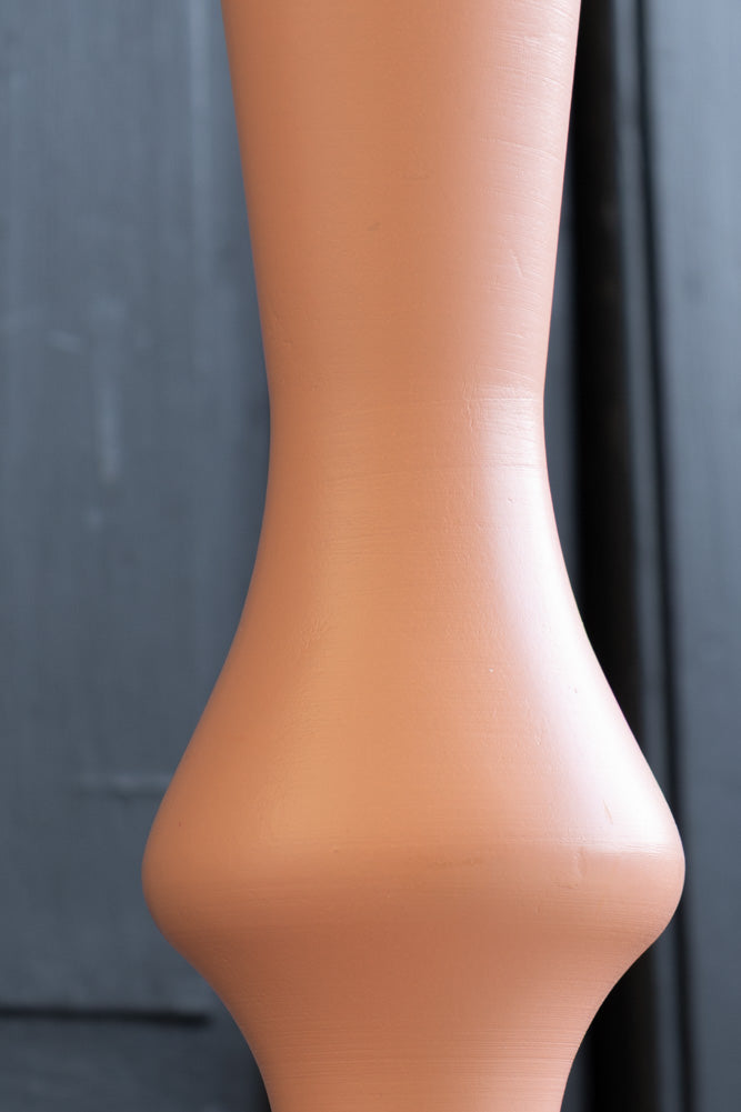 Wood Turned Pink Side Table