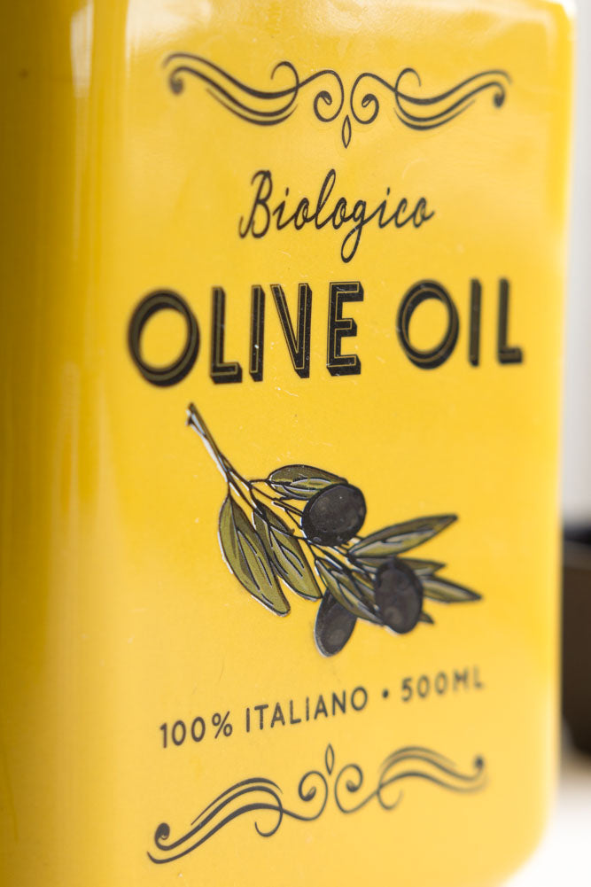 Italiana Yellow Olive Oil Vase