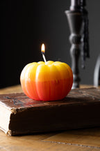 Yellow Ombre Pumpkin Candle