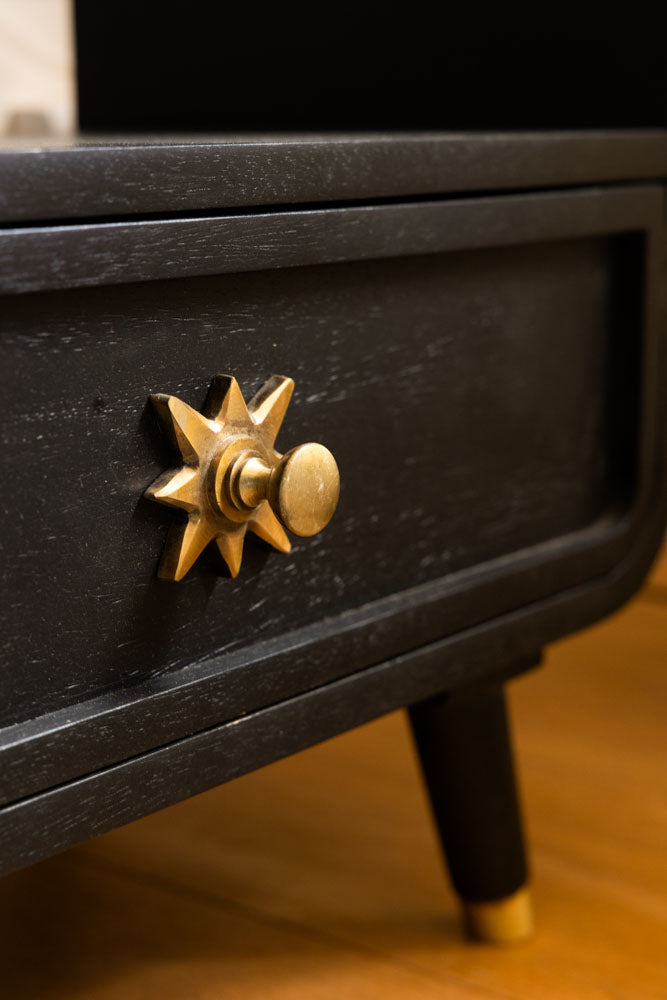 Black & Gold Ringo TV Unit