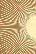 Framed Graphic Sunburst Art Print - SECONDS