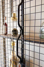 Industrial Wine Wall Shelving Unit