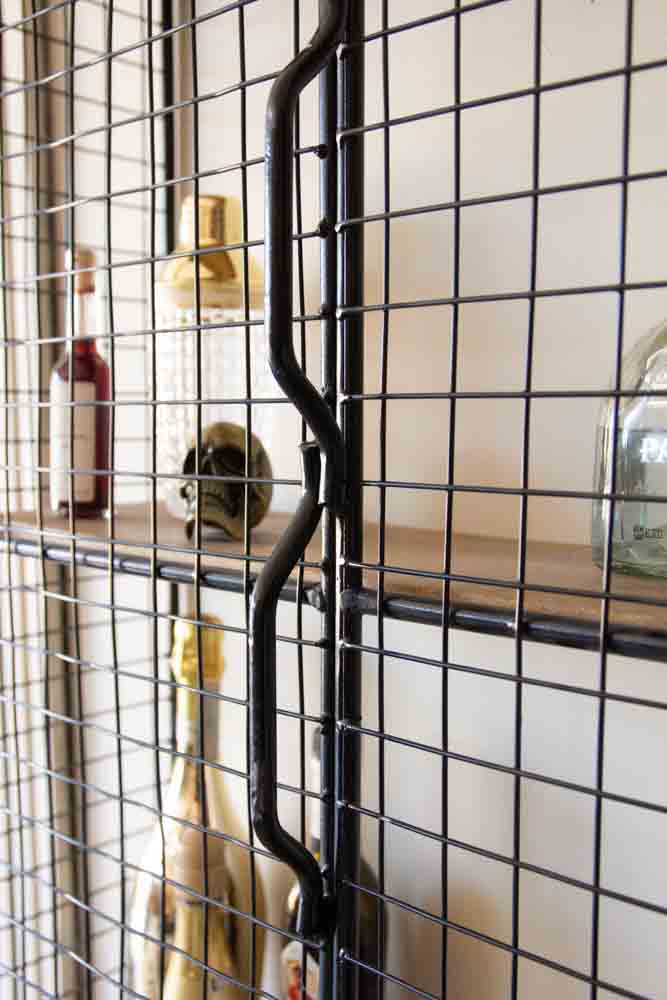 Industrial Wine Wall Shelving Unit