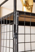 Industrial Wine Wall Shelving Unit