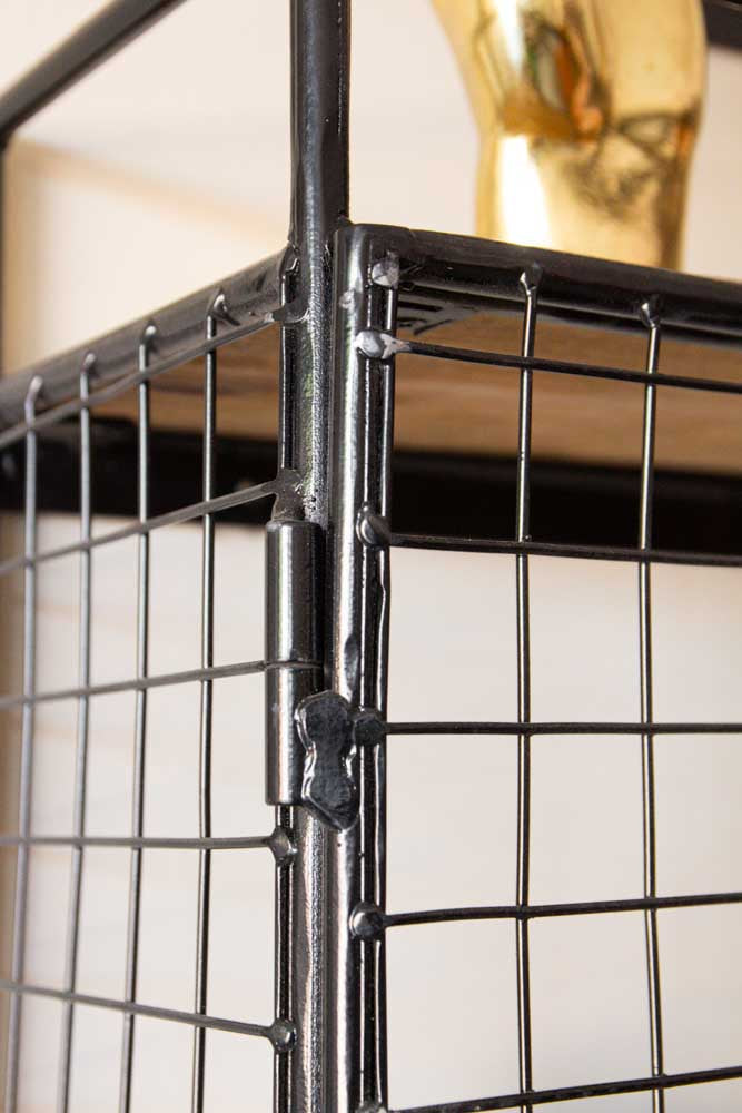 Industrial Wine Wall Shelving Unit