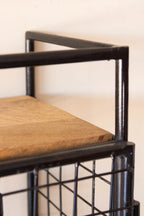 Industrial Wine Wall Shelving Unit