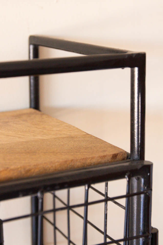 Industrial Wine Wall Shelving Unit