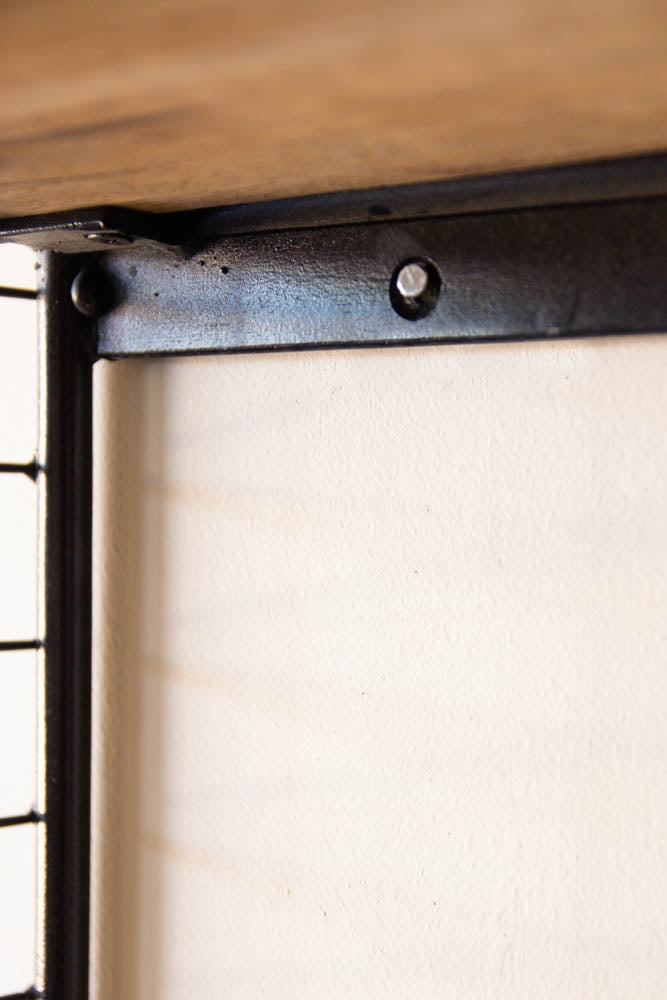 Industrial Wine Wall Shelving Unit
