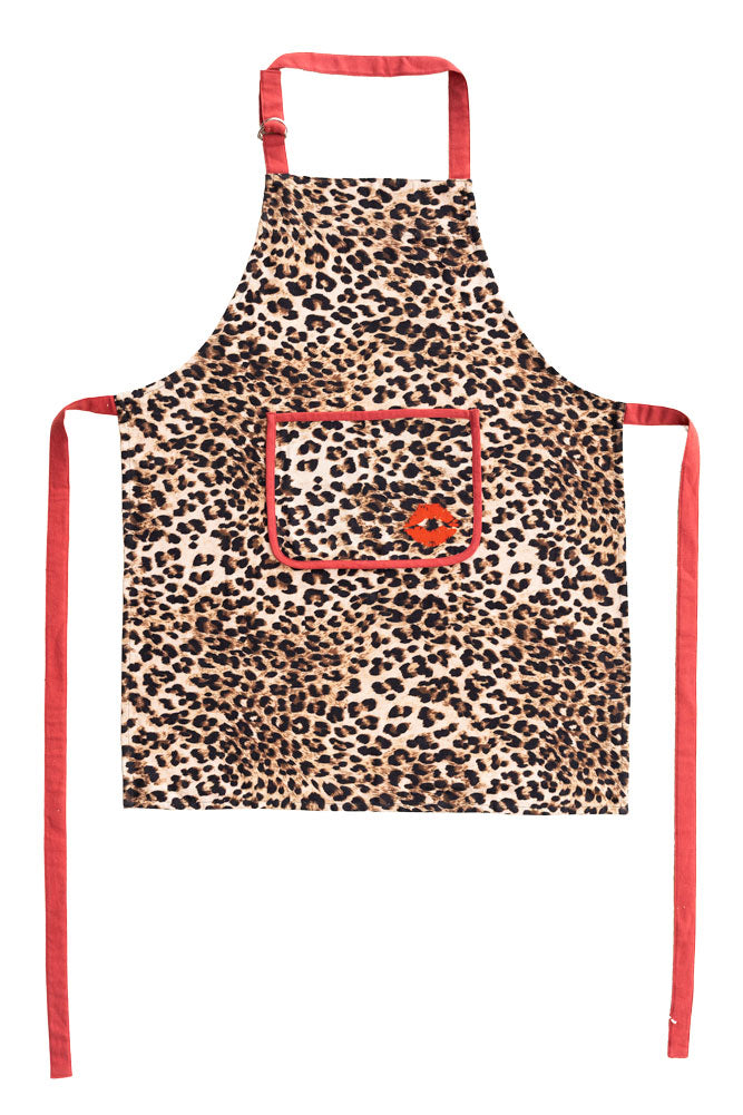 Leopard Love Print Apron