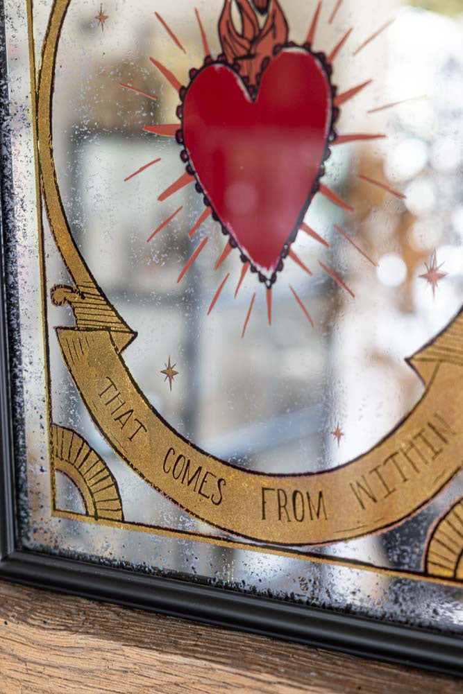 Love Is The Drug Decorative Mirror