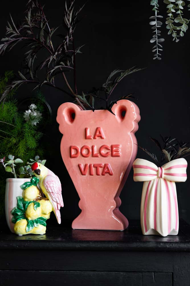La Dolce Vita Peach Vase