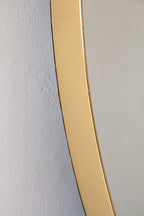 Round Gold Framed Wall Mirror - 3 Sizes Available