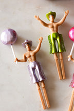 Set of 4 Cowboy Cake Toppers