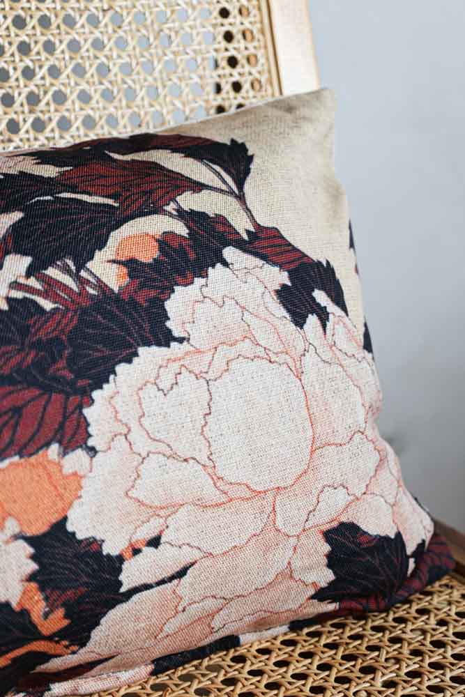 HKLIVING Recycled Tokyo Floral Printed Cushion