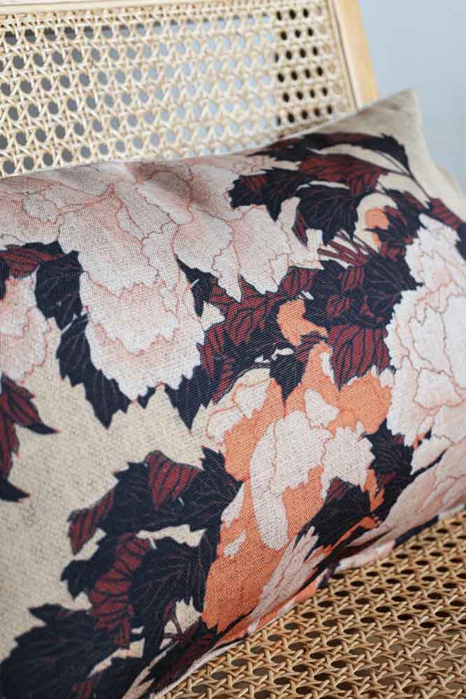 HKLIVING Recycled Tokyo Floral Printed Cushion