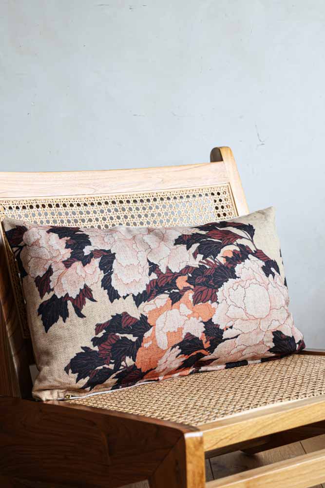 HKLIVING Recycled Tokyo Floral Printed Cushion