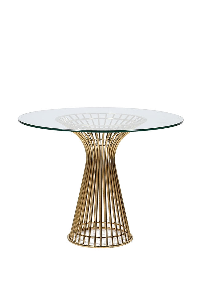 Round Glass Top Dining Table